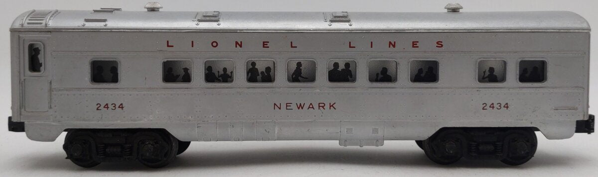 Lionel 2434 Vintage O Lionel Lines Illuminated Newark Passenger Car VG