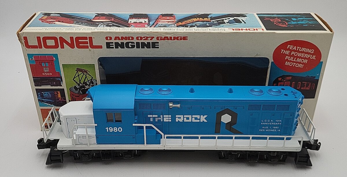 Lionel 6-8068 O Gauge LCCA Rock Island GP-20 Diesel Locomotive #1980 VG/Box