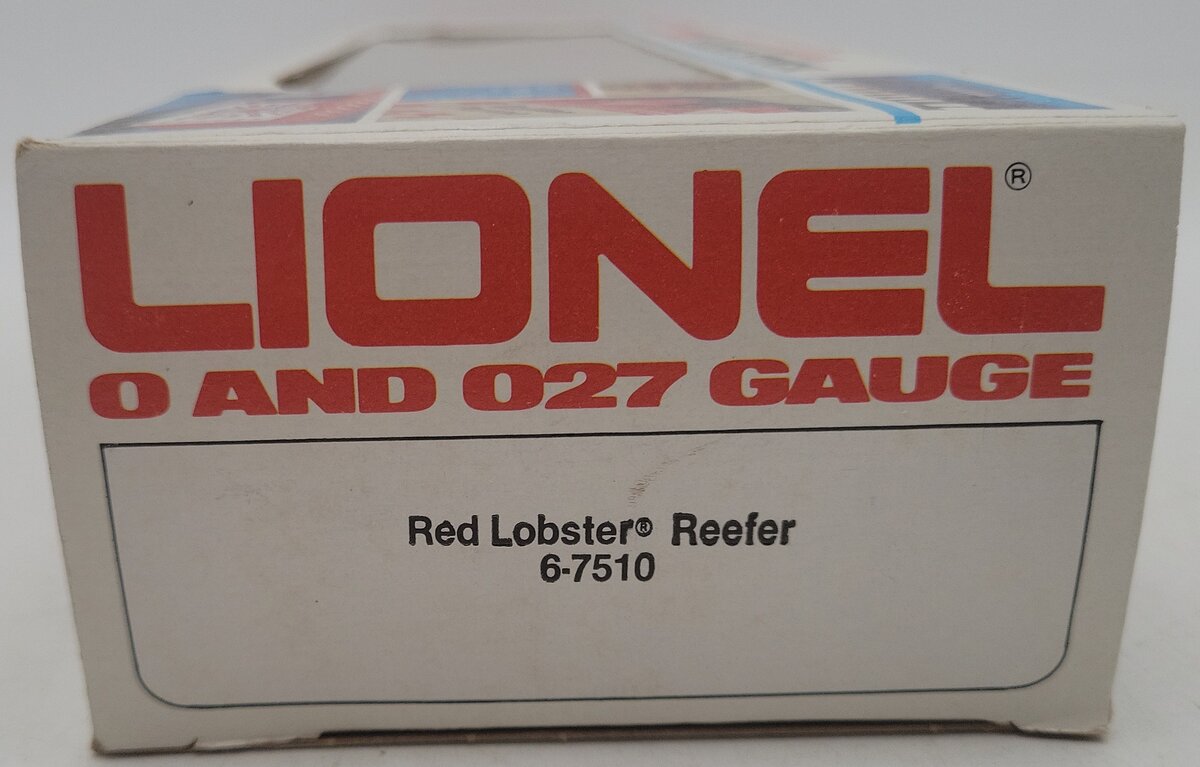 Lionel 6-7510 O Gauge Red Lobster Refrigerator Car EX/Box