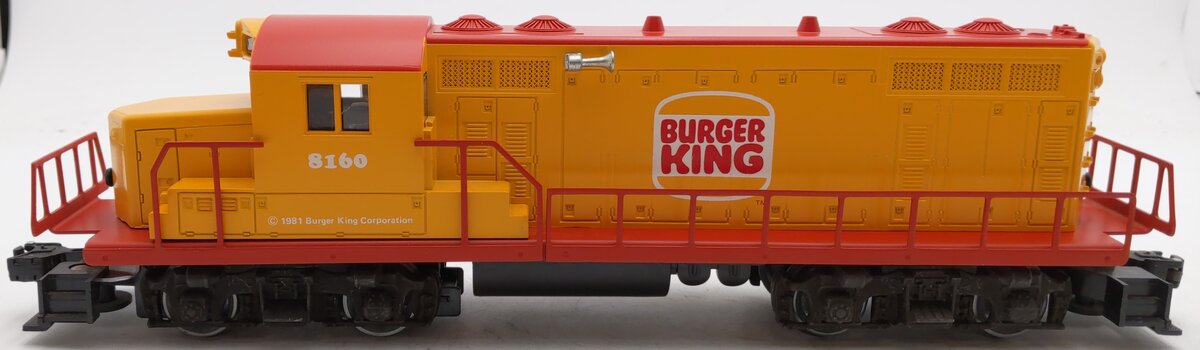Lionel 6-8160 O Gauge Burger King GP-20 Diesel Locomotive #8160 EX/Box