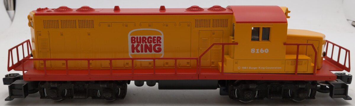 Lionel 6-8160 O Gauge Burger King GP-20 Diesel Locomotive #8160 EX/Box