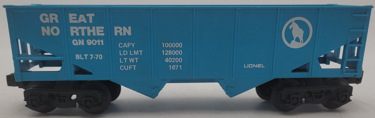 Lionel 6-9011 O Gauge Great Northern 2-Bay Hopper EX