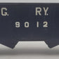 Lionel 6-9012 O Gauge Tennessee Alabama & Georgia Blue 2-Bay Hopper VG