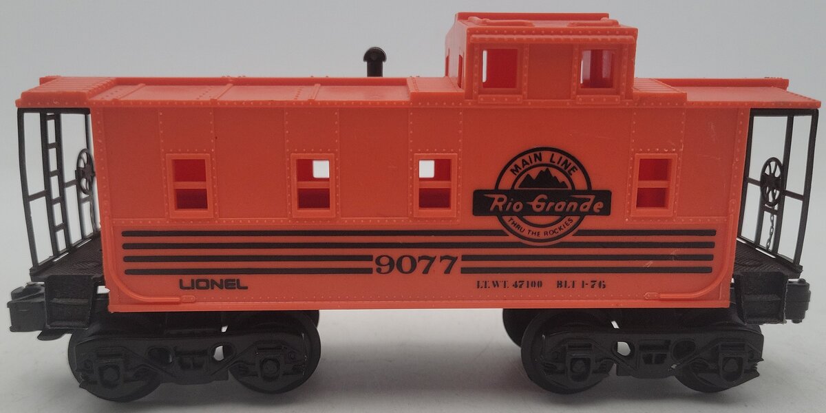 Lionel 6-9077 O Gauge Denver and Rio Grande Caboose EX