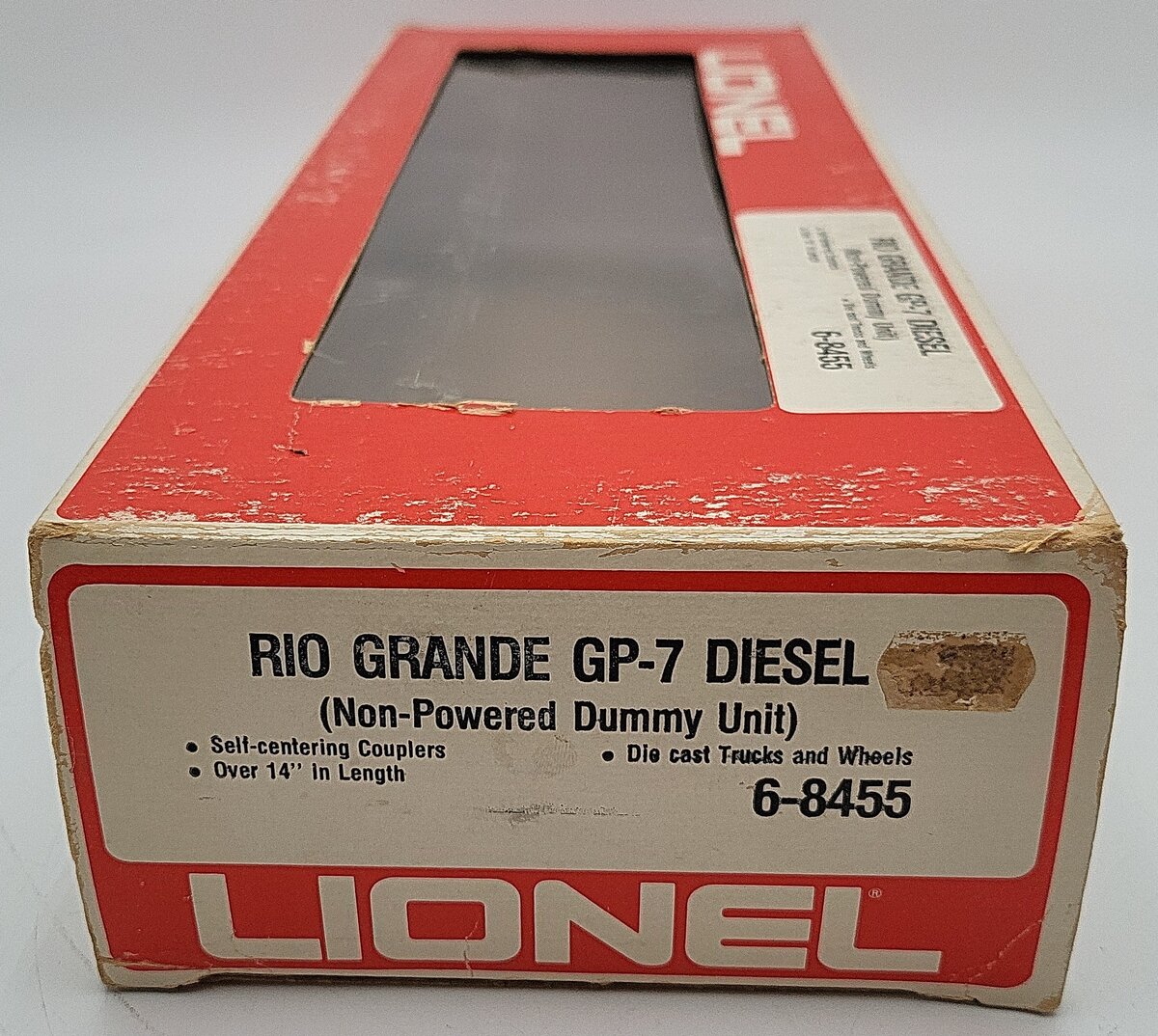 Lionel 6-8455 O Gauge Rio Grande GP-7 Dummy Diesel Locomotive #8455 EX/Box