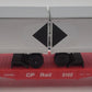 Lionel 6-9149 O Gauge CP Rail Flatcar with Piggyback Vans EX/Box