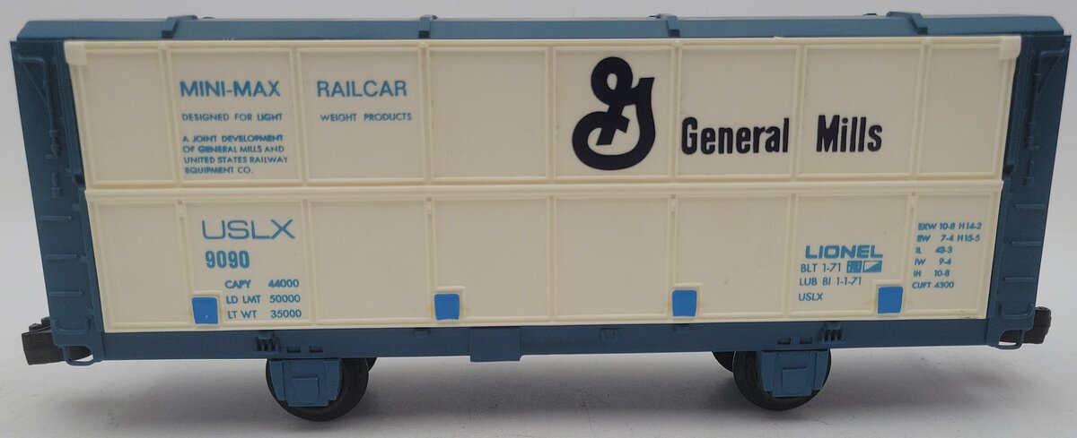 Lionel 6-9090 O Gauge General Mills Boxcar #9090 EX/Box