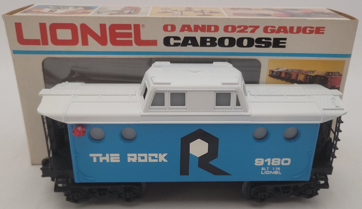 Lionel 6-9180 O Rock Island N5C Lighted Caboose LN/Box