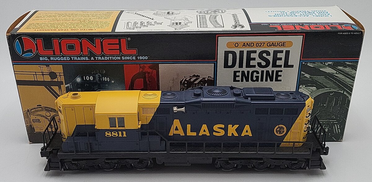 Lionel 6-18811 O Gauge Alaska SD-9 Diesel Engine #8811 EX/Box