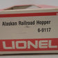 Lionel 6-9117 O Gauge Alaska Railroad Covered Quad Hopper #9117 EX/Box