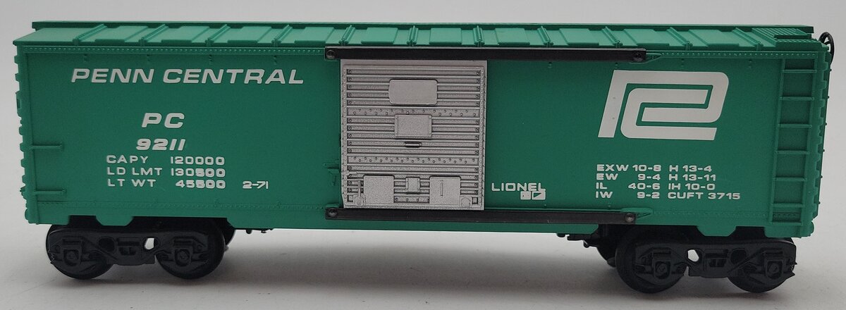 Lionel 6-9211 O Gauge Penn Central Boxcar VG/Box