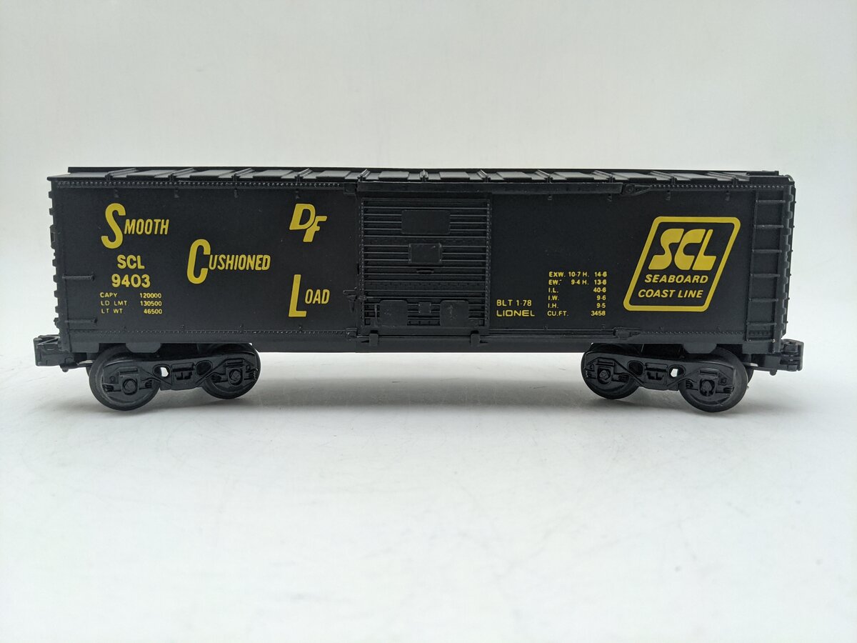 Lionel 6-9403 O Gauge Seaboard Coast Line Boxcar EX/Box