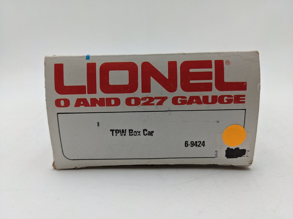 Lionel 6-9424 O Gauge Toledo, Peoria, & Western Boxcar EX/Box