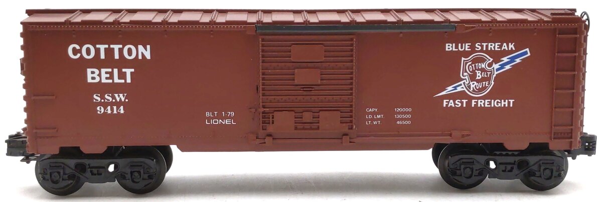 Lionel 6-9414 O Gauge Cotton Belt Boxcar #9414 EX/Box