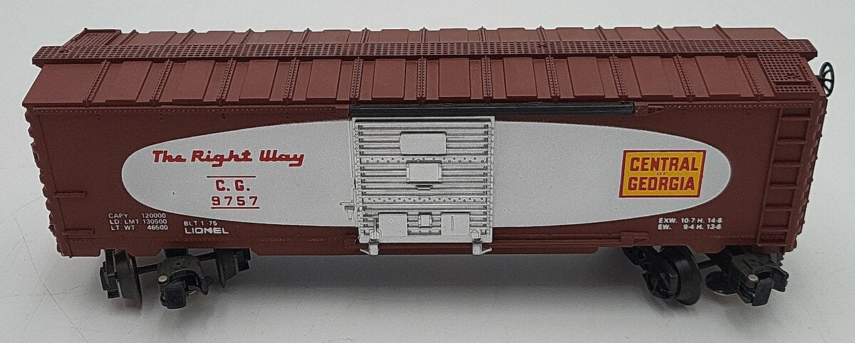 Lionel 6-9757 O Gauge Central of Georgia Boxcar VG/Box