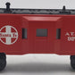 Lionel 6-9274 O Gauge Santa Fe Bay Window Caboose EX/Box