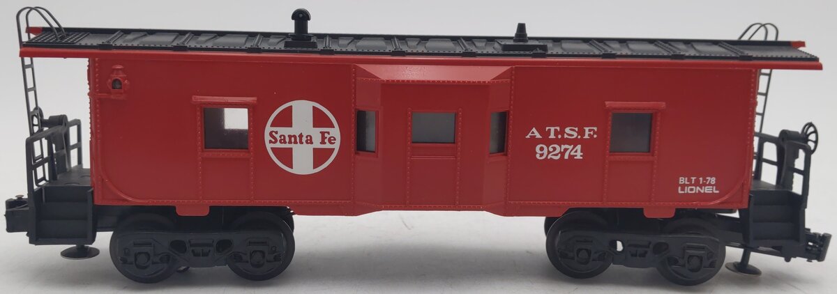 Lionel 6-9274 O Gauge Santa Fe Bay Window Caboose EX/Box