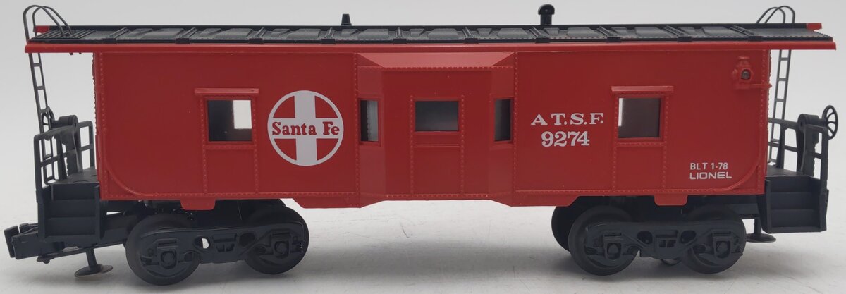 Lionel 6-9274 O Gauge Santa Fe Bay Window Caboose EX/Box