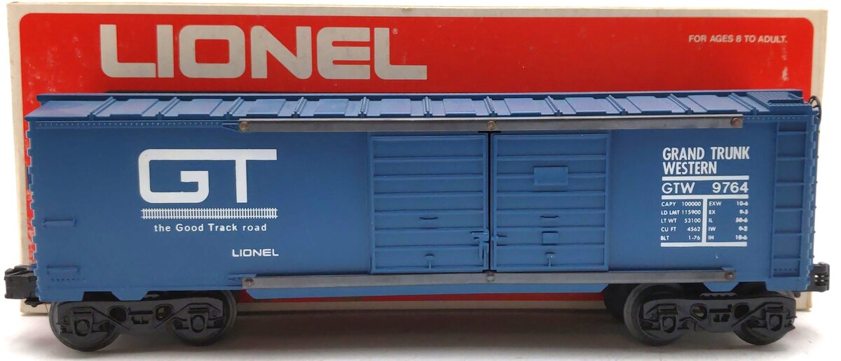 Lionel 6-9764 O Gauge Grand Trunk Western Boxcar EX/Box