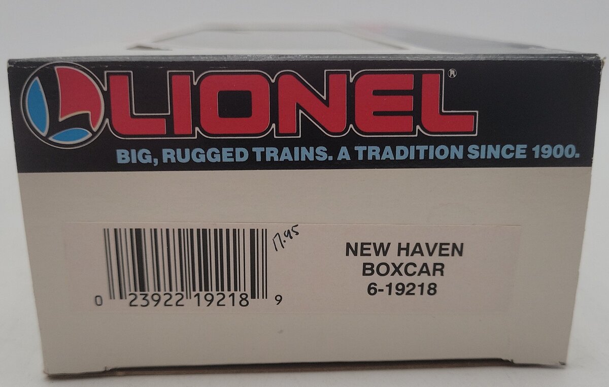 Lionel 6-19218 O Gauge New Haven Boxcar #19218 EX/Box