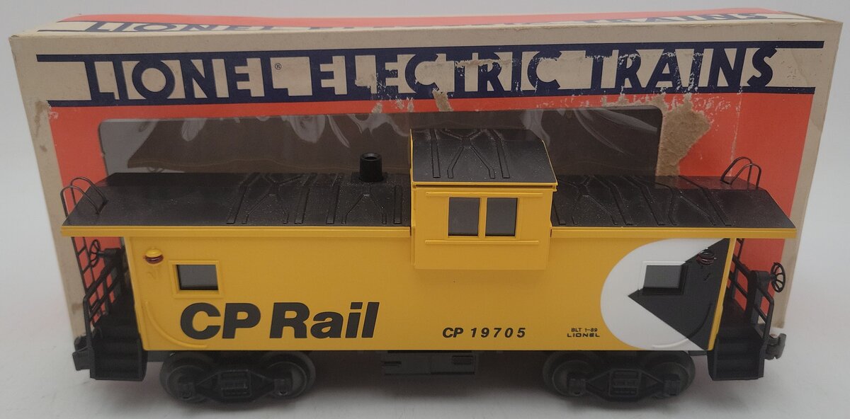 Lionel 6-19705 O Gauge CP Rail Extended Vision Caboose #19705 LN/Box