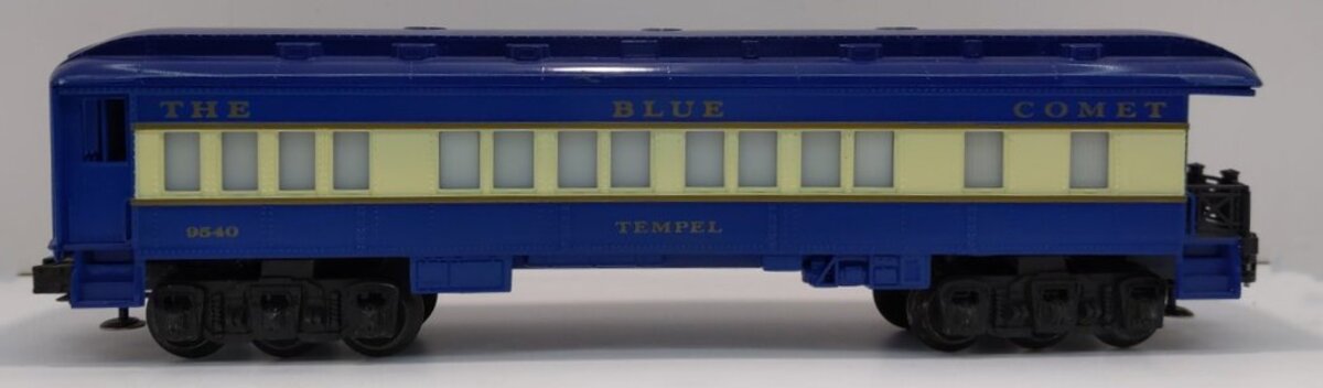 Lionel 6-9540 O Gauge Blue Comet "Tempel" Observation Car #9540 LN/Box