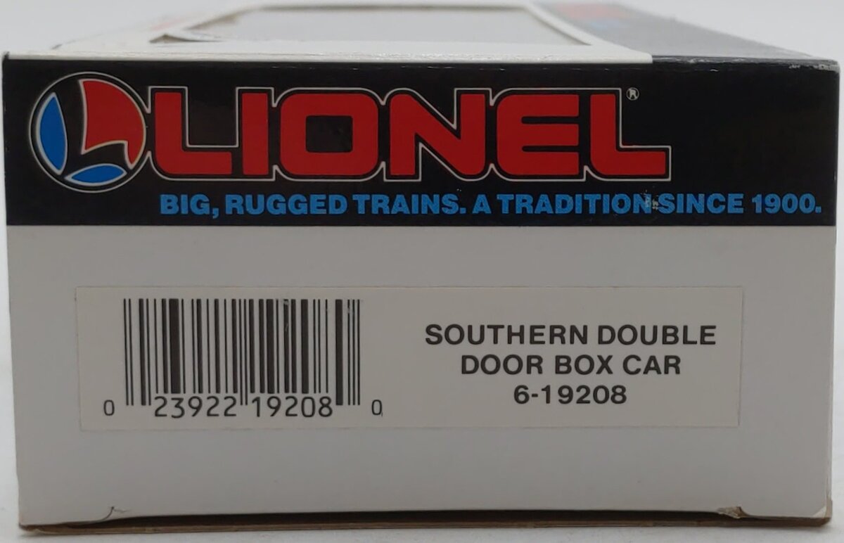 Lionel 6-19208 O Gauge Southern Double Door Boxcar EX/Box