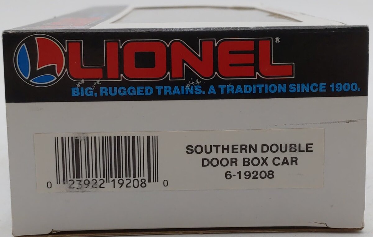 Lionel 6-19208 O Gauge Southern Double Door Boxcar EX/Box