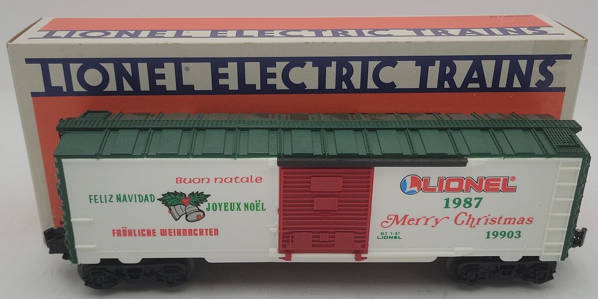 Lionel 6-19903 O Gauge Lionel Christmas Boxcar #1987 LN/Box