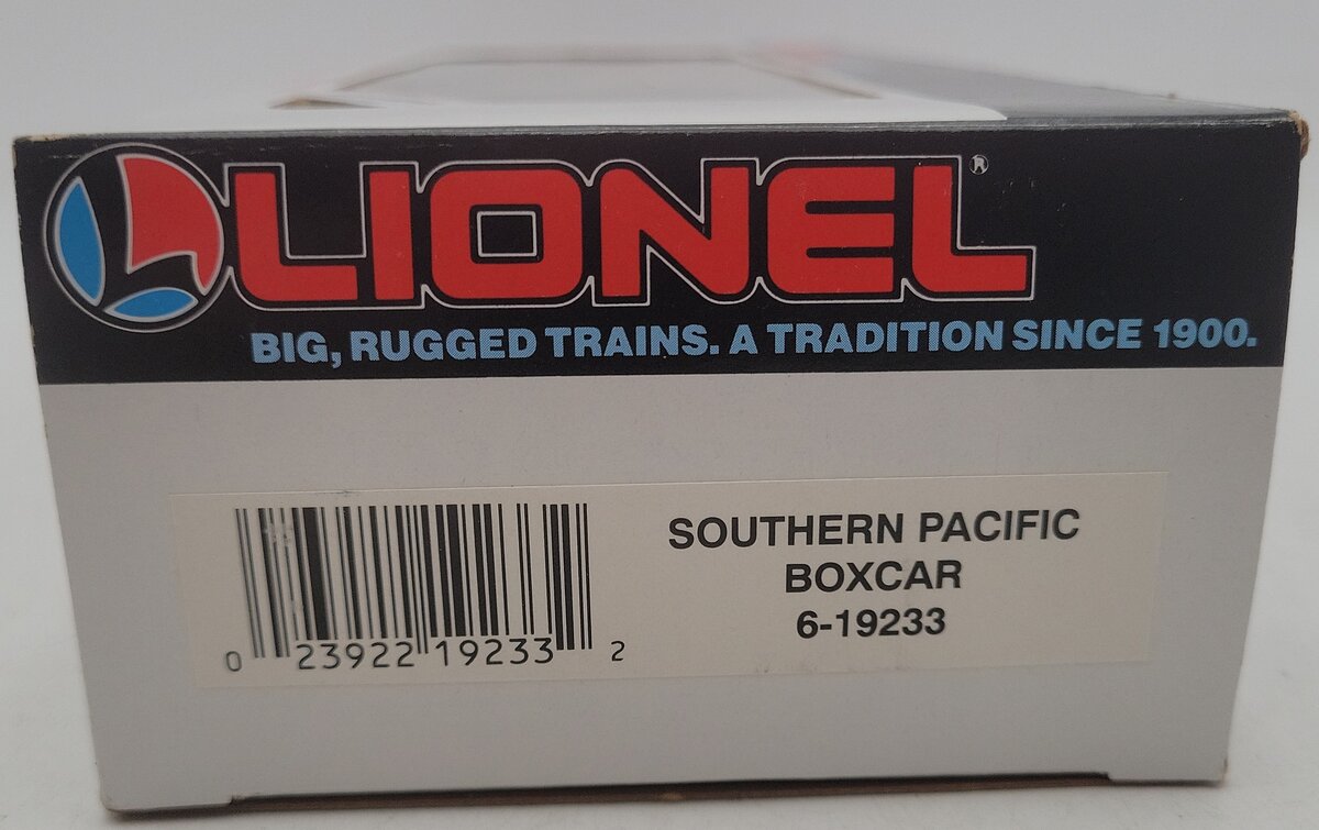 Lionel 6-19233 O Gauge Southern Pacific Boxcar EX/Box