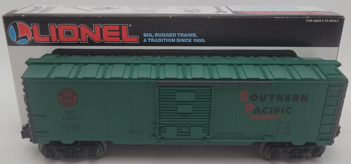 Lionel 6-19233 O Gauge Southern Pacific Boxcar EX/Box