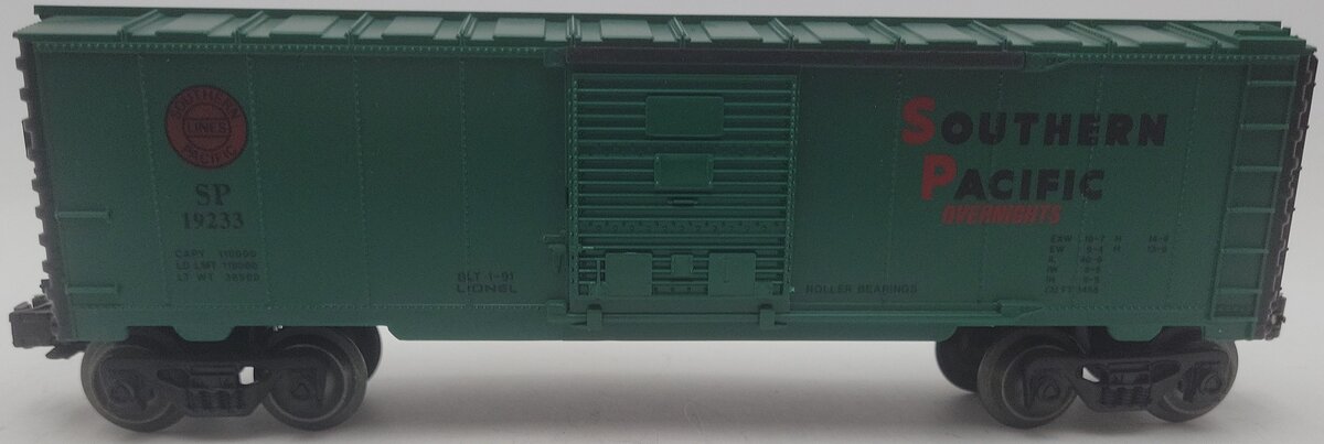 Lionel 6-19233 O Gauge Southern Pacific Boxcar EX/Box