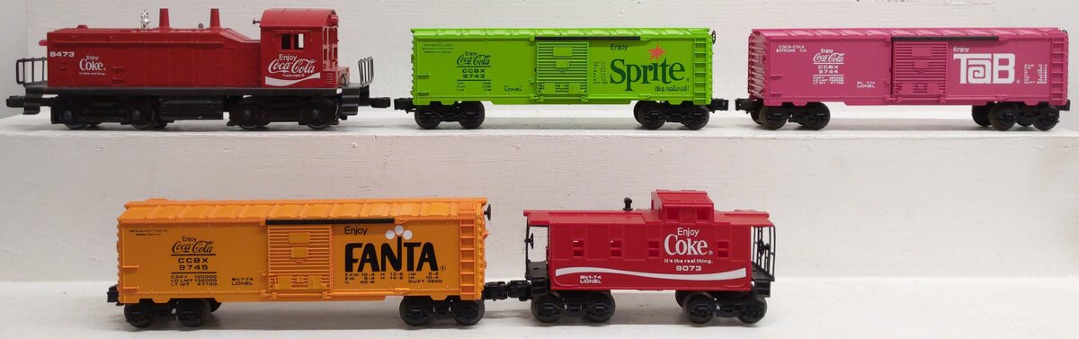Lionel 6-1463 O Gauge Coca-Cola Diesel Freight Train Set EX/Box