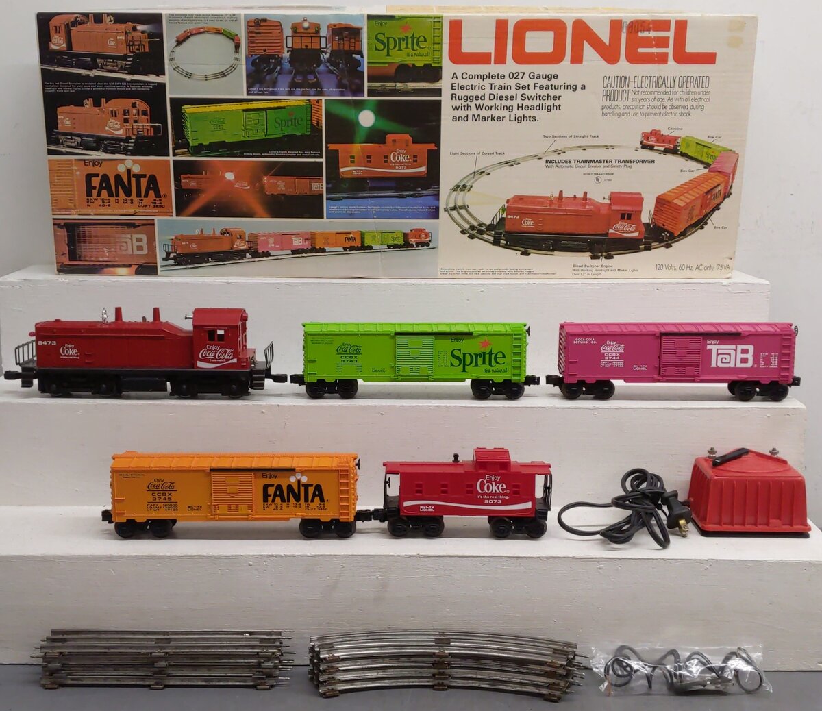 Lionel 6-1463 O Gauge Coca-Cola Diesel Freight Train Set EX/Box
