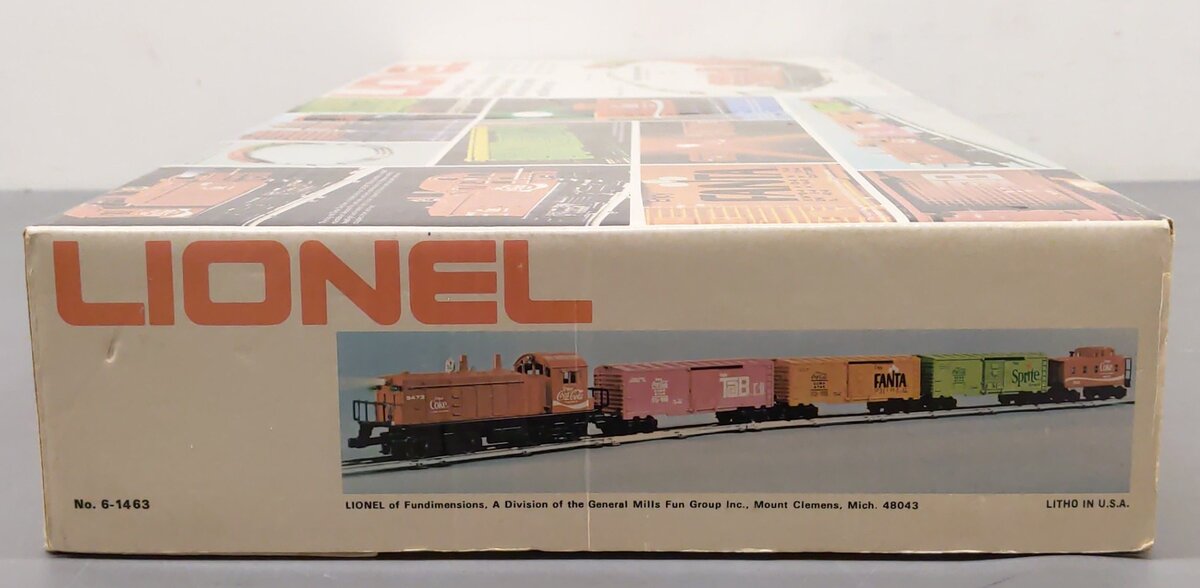 Lionel 6-1463 O Gauge Coca-Cola Diesel Freight Train Set EX/Box