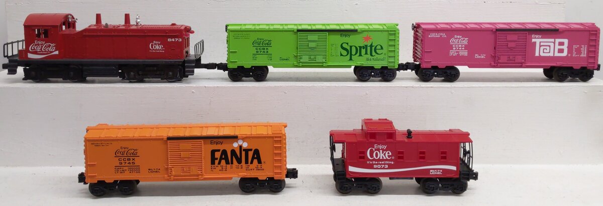 Lionel 6-1463 O Gauge Coca-Cola Diesel Freight Train Set EX/Box