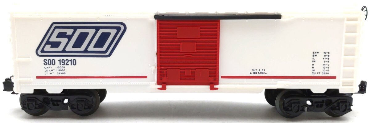 Lionel 6-19210 O Gauge Soo Line Boxcar LN/Box