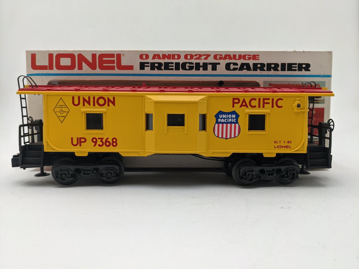Lionel 6-9368 O Gauge Union Pacific Bay Window Illuminated Caboose #9368 EX/Box
