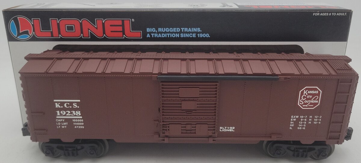 Lionel 6-19238 O Gauge Kansas City Southern Boxcar EX/Box