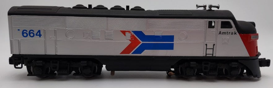 Lionel O Gauge Amtrak F3 Powered A Unit Diesel Locomotive #8664 (Custom) VG