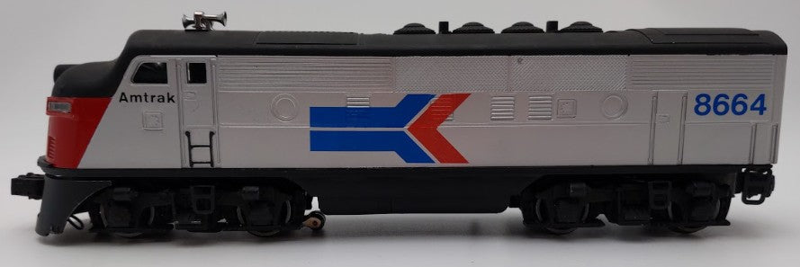 Lionel O Gauge Amtrak F3 Powered A Unit Diesel Locomotive #8664 (Custom) VG