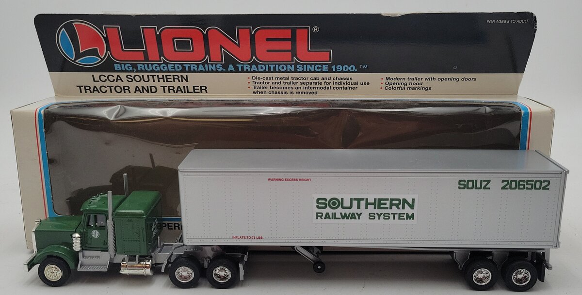 Lionel 6-52056 O Gauge LCCA Southern Tractor Trailer Truck LN/Box