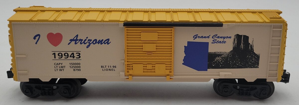 Lionel 6-19943 O I Love Arizona Boxcar #19943 NIB