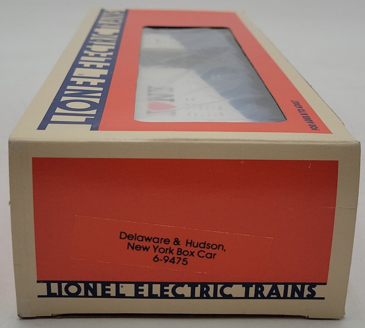 Lionel 6-9475 O Gauge Delaware & Hudson I Love New York Boxcar NIB