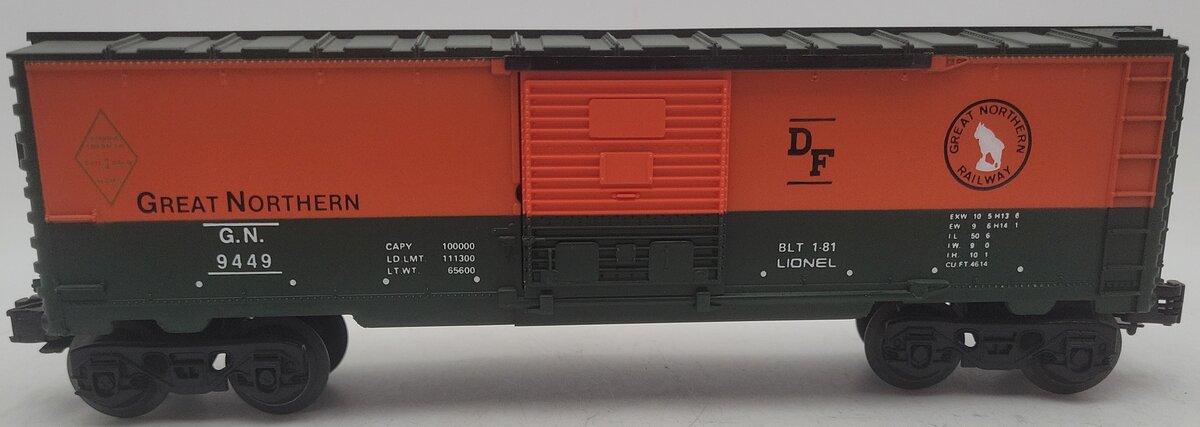 Lionel 6-9449 O Gauge Great Northern Boxcar EX/Box