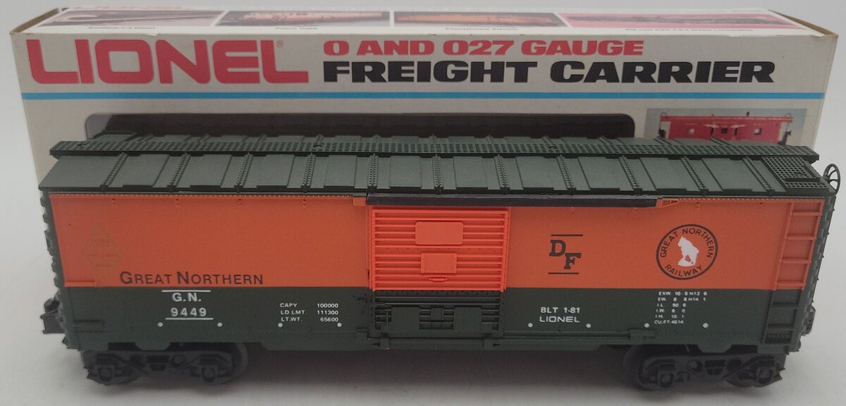 Lionel 6-9449 O Gauge Great Northern Boxcar EX/Box