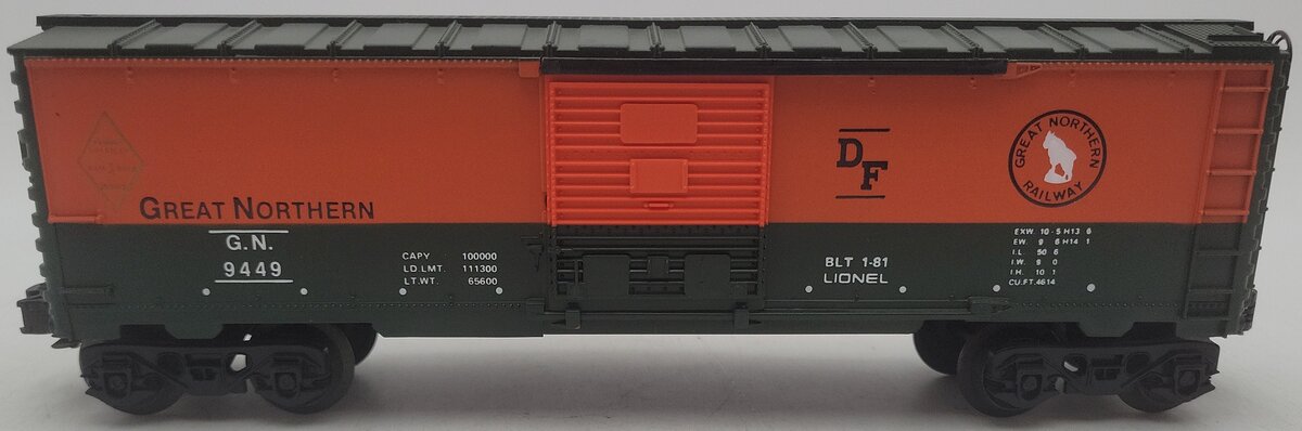 Lionel 6-9449 O Gauge Great Northern Boxcar EX/Box