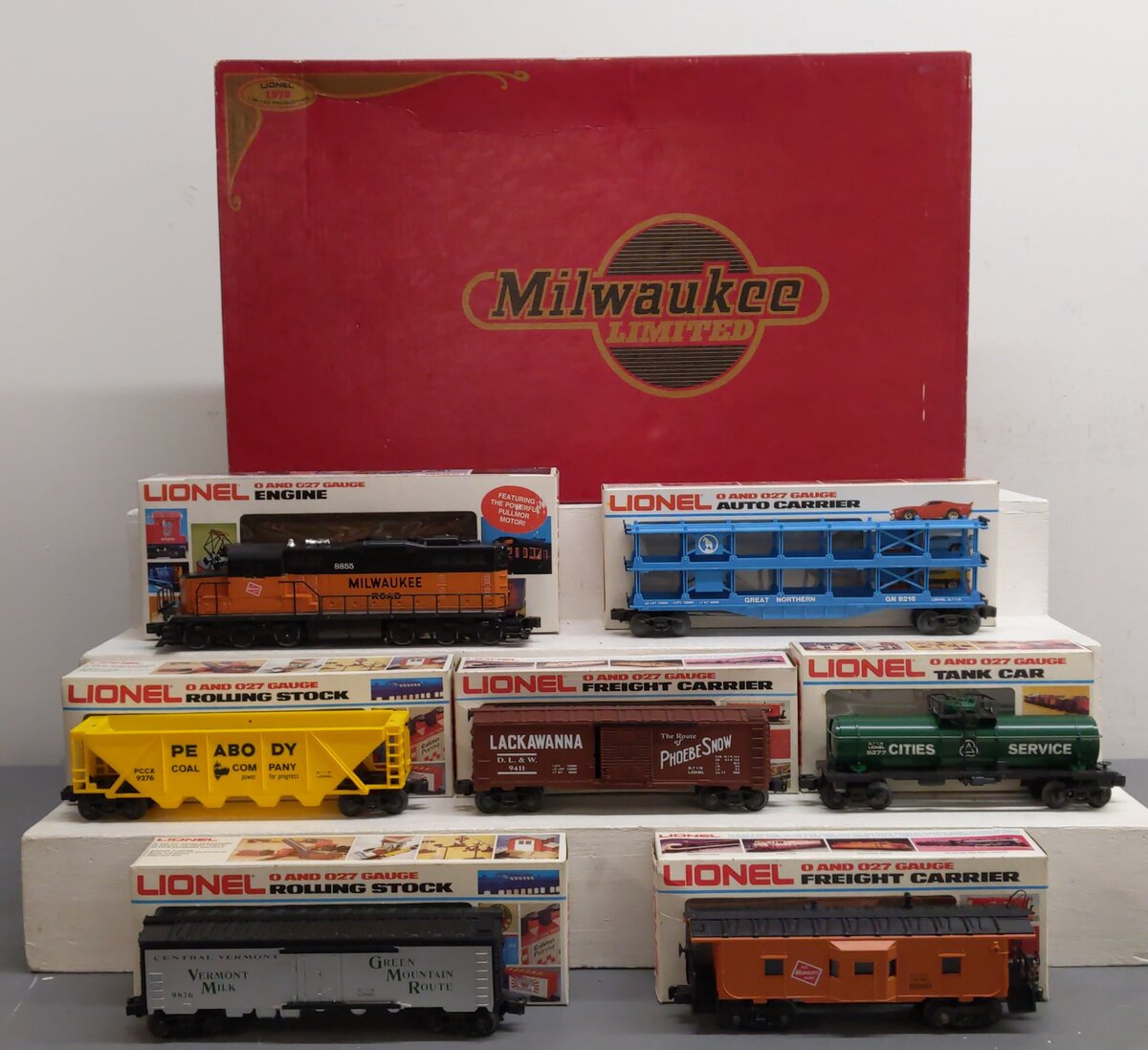 Lionel 6-1867 O Gauge Milwaukee Road Limited Set VG/Box