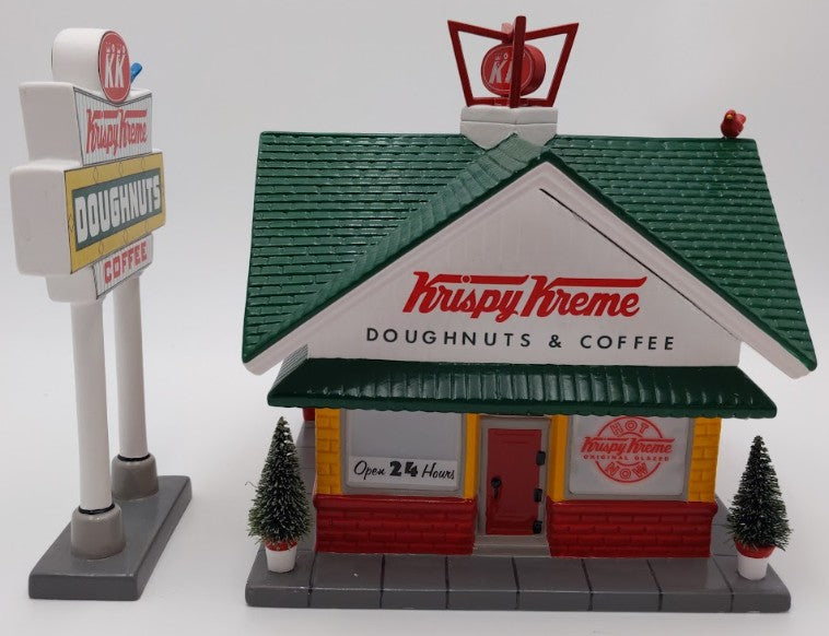 Dept 56 56.55071 Krispy Kreme Doughnut Shop EX/Box