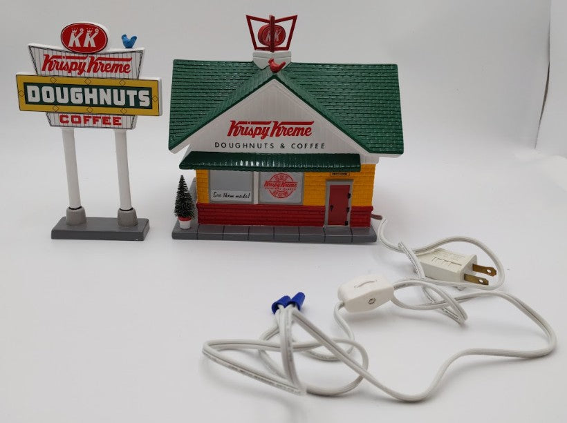 Dept 56 56.55071 Krispy Kreme Doughnut Shop EX/Box